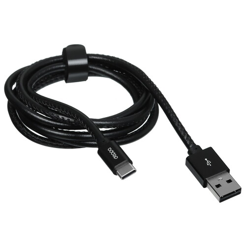 Купить Кабель круглый DEPPA USB Type-C - USB 2.0 Type-A черный 1.2 м  5467738. Характеристики, отзывы и цены в Донецке