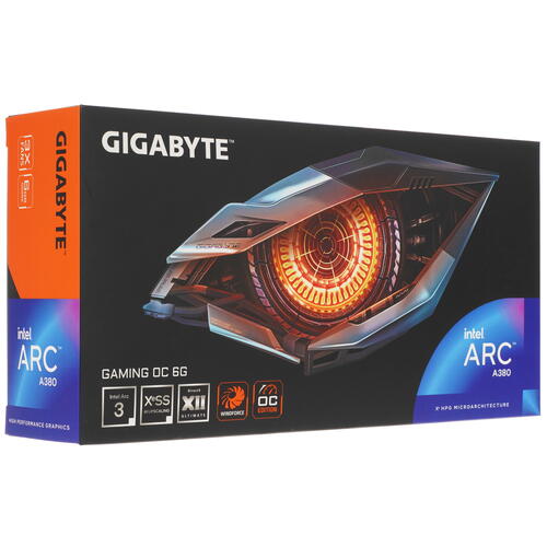 Купить Видеокарта GIGABYTE Intel Arc A380 GAMING OC  5078527. Характеристики, отзывы и цены в Донецке