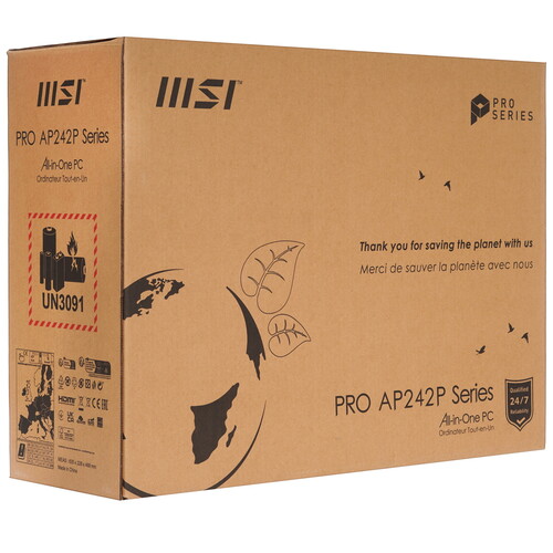 Купить 23.8" Моноблок MSI PRO AP242P 14M-655XRU [9S6-AE0622-826]  5488615. Характеристики, отзывы и цены в Донецке