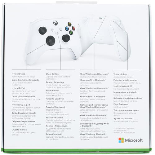 Купить Геймпад беспроводной Microsoft Xbox Wireless Controller белый  4712908. Характеристики, отзывы и цены в Донецке