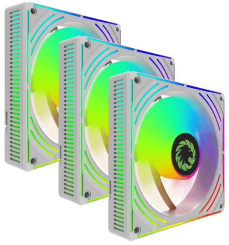 Купить Комплект вентиляторов GameMax RA300 [RA300WH] белый  9140444. Характеристики, отзывы и цены в Донецке