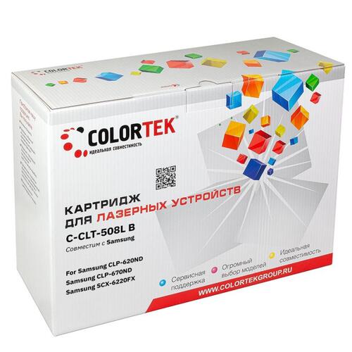 Купить Картридж лазерный Colortek CLT-508L Bk черный  5367139. Характеристики, отзывы и цены в Донецке