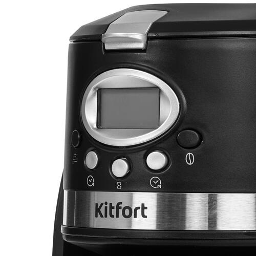 Купить Кофеварка капельная Kitfort KT-797 черный  9958789. Характеристики, отзывы и цены в Донецке