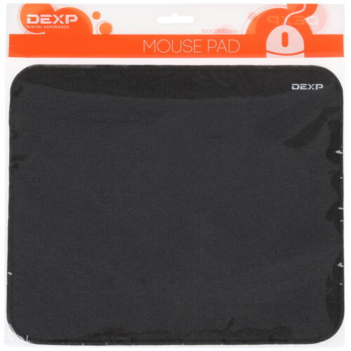 Купить Коврик DEXP OM-S Office black cotton (S) черный  1610317. Характеристики, отзывы и цены в Донецке