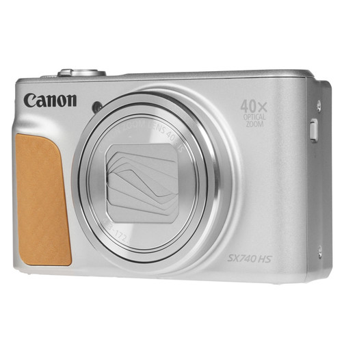 Купить Компактный фотоаппарат Canon PowerShot SX740 HS серебристый  1285212. Характеристики, отзывы и цены в Донецке