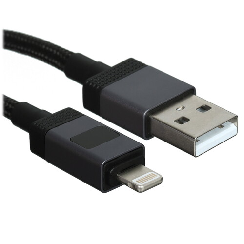 Купить Кабель круглый Hoco Lightning 8-pin - USB 2.0 Type-A черный 1 м  5635305. Характеристики, отзывы и цены в Донецке