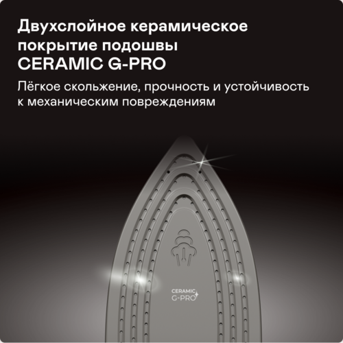 Купить Утюг GARLYN GT-500 Pro серый  9205712. Характеристики, отзывы и цены в Донецке