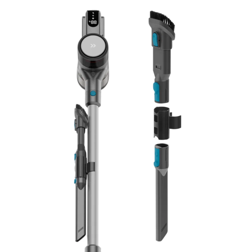 Купить Пылесос  вертикальный  TEQQO Powerstick GLIDE PLUS  серый  9176118. Характеристики, отзывы и цены в Донецке