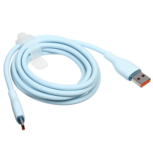 Купить Кабель круглый Baseus USB Type-C - USB 2.0 Type-A голубой 2 м  5495764. Характеристики, отзывы и цены в Донецке