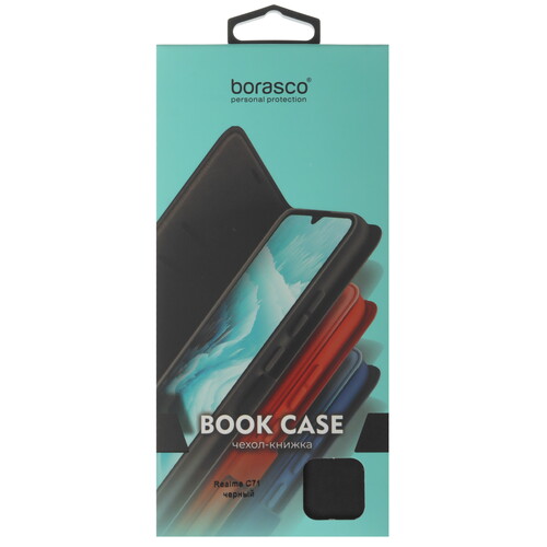 Купить Чехол-книжка  BoraSCO для realme C71 черный  5632553. Характеристики, отзывы и цены в Донецке