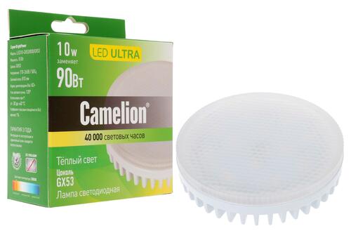 Купить Лампа светодиодная Camelion LED10-GX53/830/GX53  1208700. Характеристики, отзывы и цены в Донецке