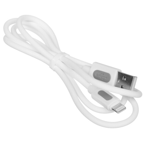Купить Кабель круглый Borofone Lightning 8-pin - USB 2.0 Type-A белый 1 м  9244409. Характеристики, отзывы и цены в Донецке