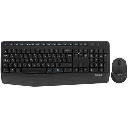 Купить Клавиатура+мышь беспроводная   Logitech MK345 черный  5074611. Характеристики, отзывы и цены в Донецке