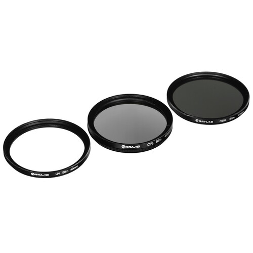 Купить Набор светофильтров RayLab (UV;CPL;ND8) 49 мм  9127401. Характеристики, отзывы и цены в Донецке