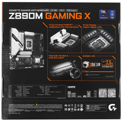 Купить Материнская плата GIGABYTE Z890M GAMING X  5492126. Характеристики, отзывы и цены в Донецке