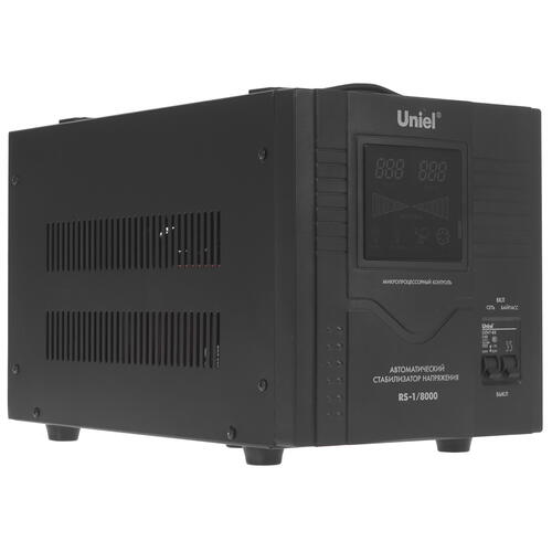 Купить Стабилизатор напряжения Uniel RS-1/8000  5335178. Характеристики, отзывы и цены в Донецке