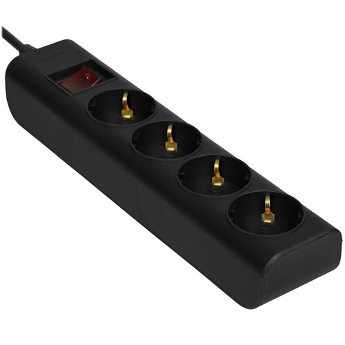 Купить Сетевой фильтр FinePower Oriol 430B черный  5434346. Характеристики, отзывы и цены в Донецке