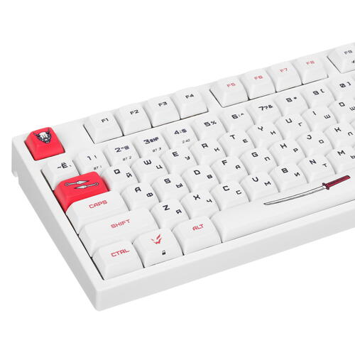 Купить Клавиатура проводная + беспроводная ARDOR GAMING Wakizashi [AG-ZD-87GT-XDA-HS-W]  5412186. Характеристики, отзывы и цены в Донецке