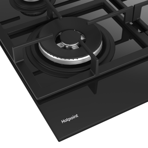 Купить Газовая варочная поверхность Hotpoint HGSL 62 F/BK  9279936. Характеристики, отзывы и цены в Донецке
