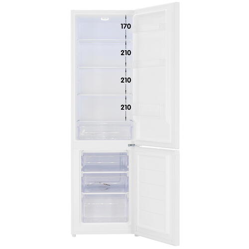 Купить Холодильник с морозильником   DEXP B2-26AHA белый  5095239. Характеристики, отзывы и цены в Донецке