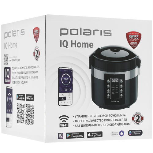 Купить Мультиварка Polaris PMC 0528 Wi-FI IQ Home черный  5330078. Характеристики, отзывы и цены в Донецке