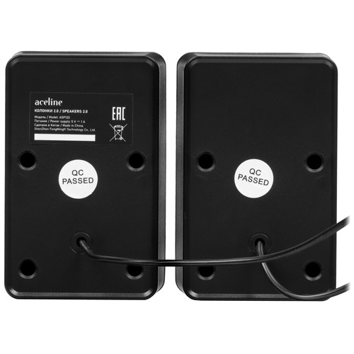 Купить Колонки Aceline ASP120 черный  9290009. Характеристики, отзывы и цены в Донецке