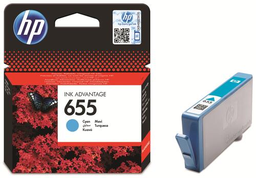 Купить Картридж HP 655 (CZ110AE) голубой  0154933. Характеристики, отзывы и цены в Донецке