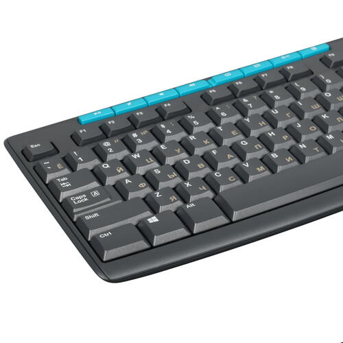 Купить Клавиатура+мышь беспроводная   Logitech Wireless Combo MK275 черный  5066699. Характеристики, отзывы и цены в Донецке