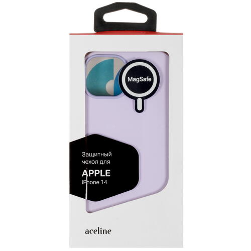 Купить Накладка  Aceline Liquid Silicone Magnet для Apple iPhone 14 фиолетовый  5404347. Характеристики, отзывы и цены в Донецке