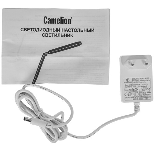 Купить Настольный светильник Camelion KD-859 C01 белый  9125246. Характеристики, отзывы и цены в Донецке