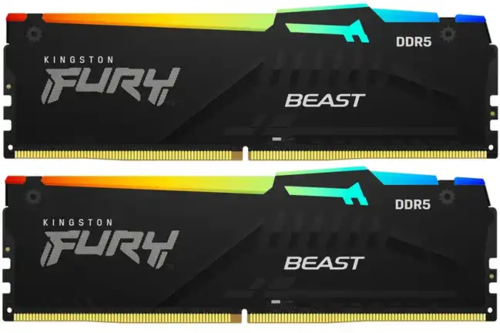 Купить Оперативная память Kingston FURY Beast Black RGB  5606235. Характеристики, отзывы и цены в Донецке