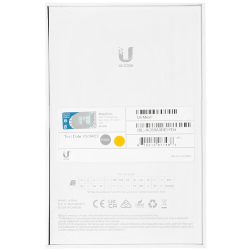 Купить Точка доступа Ubiquiti UniFi 6 Mesh  5478505. Характеристики, отзывы и цены в Донецке