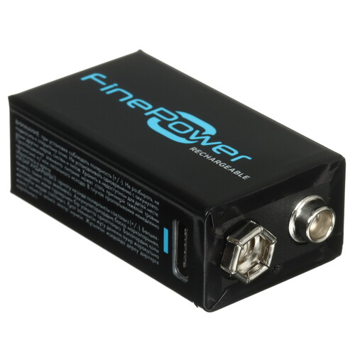 Купить Аккумулятор Finepower Крона 550 мА*ч  5410546. Характеристики, отзывы и цены в Донецке