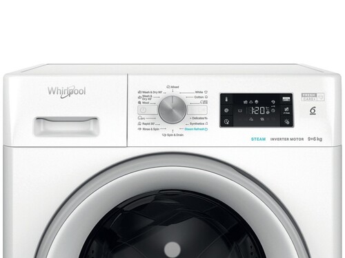 Купить Стирально-сушильная машина Whirlpool FFWDB 964489 SV EE белый  9317668. Характеристики, отзывы и цены в Донецке