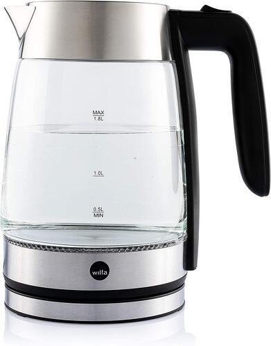 Купить Электрочайник Wilfa WKG-2200S серебристый  9927087. Характеристики, отзывы и цены в Донецке