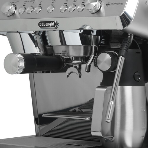 Купить Кофеварка рожковая Delonghi EC9885.M серебристый  5643012. Характеристики, отзывы и цены в Донецке