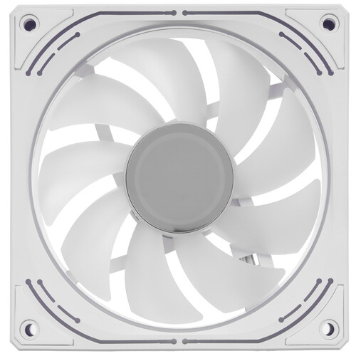 Купить Вентилятор GiNZZU 12MW6 [RGB12MW6] белый  9230102. Характеристики, отзывы и цены в Донецке