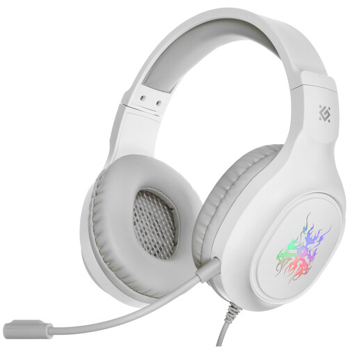 Купить Проводные наушники Defender Fury белый 2025  5616155. Характеристики, отзывы и цены в Донецке