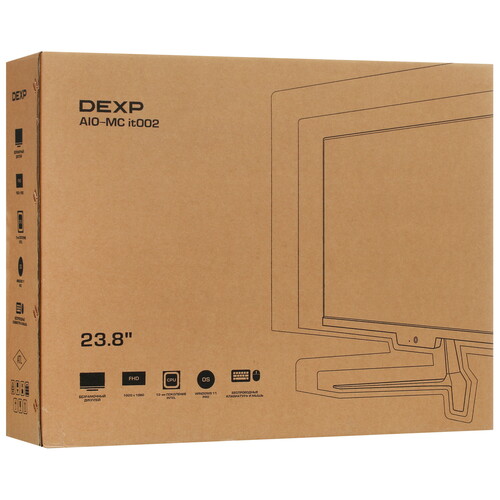 Купить 23.8" Моноблок DEXP AIO-MC it002  5091591. Характеристики, отзывы и цены в Донецке
