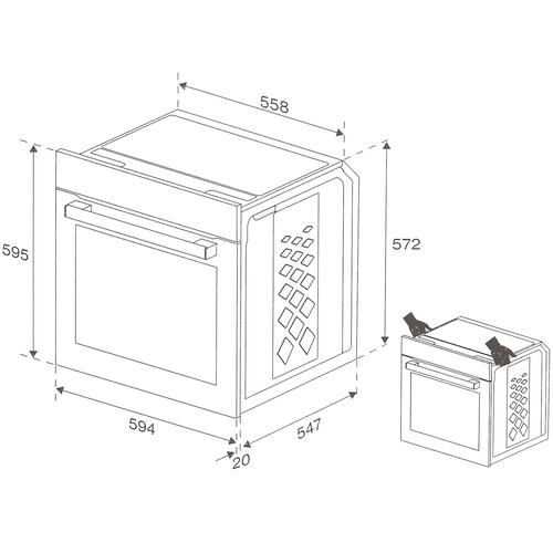 Купить Электрический духовой шкаф Hotpoint FE8 831 JSH IX серебристый  9038488. Характеристики, отзывы и цены в Донецке