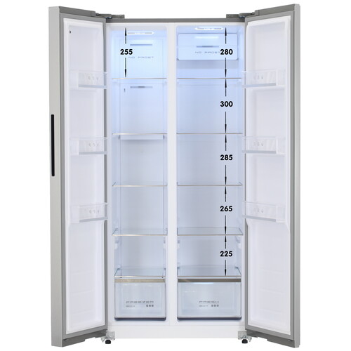 Купить Холодильник Side by Side   DEXP SBS4-51AKA серебристый  9087572. Характеристики, отзывы и цены в Донецке