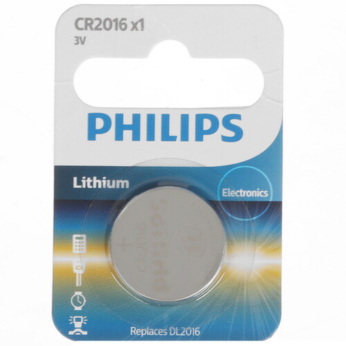 Купить Батарейка Philips CR2016  9265580. Характеристики, отзывы и цены в Донецке
