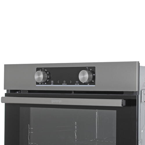 Купить Электрический духовой шкаф Gorenje BO6735E02XK серебристый  5355344. Характеристики, отзывы и цены в Донецке