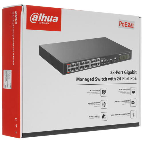 Купить Коммутатор Dahua DH-S4228-24GT-240  5434951. Характеристики, отзывы и цены в Донецке