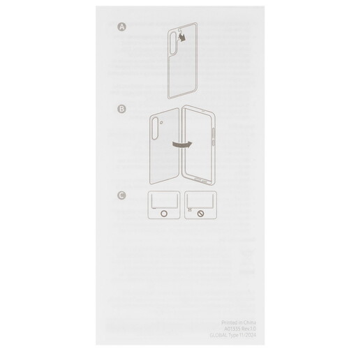 Купить Накладка  Samsung Flipsuit Case для Samsung Galaxy S25+ белый/черный  5613519. Характеристики, отзывы и цены в Донецке