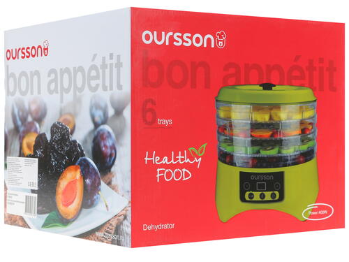 Купить Сушилка для овощей и фруктов Oursson DH2303D/OR оранжевый  1194183. Характеристики, отзывы и цены в Донецке