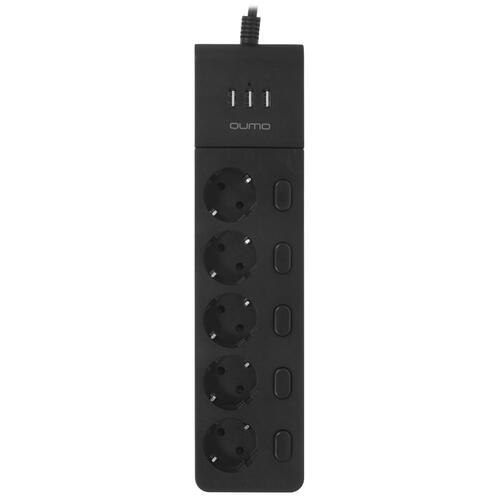 Купить Сетевой фильтр QUMO Power Bar PRO 6SP4U (P-0006) черный  5416311. Характеристики, отзывы и цены в Донецке