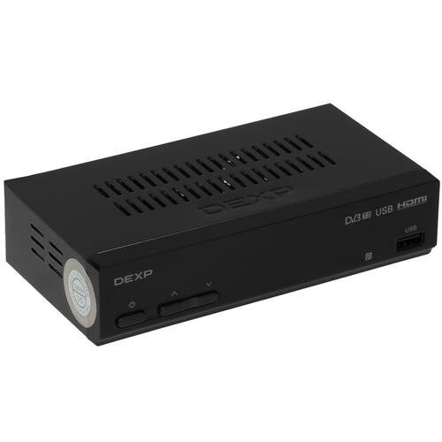 Купить Приставка для цифрового ТВ DEXP HD 8898M черный  9056614. Характеристики, отзывы и цены в Донецке