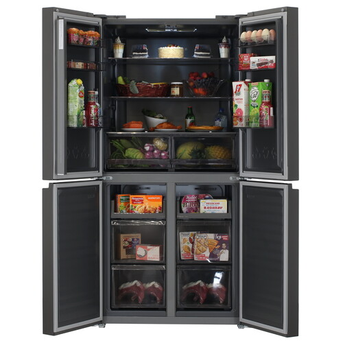 Купить Холодильник многодверный   DEXP MСr4-51AMG серебристый  9098448. Характеристики, отзывы и цены в Донецке