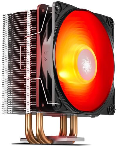 Купить Кулер для процессора DEEPCOOL GAMMAXX 400 V2 Red [LGA1700] [DP-MCH4-GMX400V2-RD]  5001785. Характеристики, отзывы и цены в Донецке